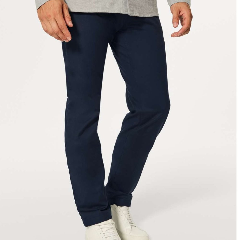 Lululemon Mens Commission Pant Classic Qwick Chino Size 32x30 Golf Office - Picture 1 of 12
